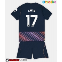 Otroške Nogometnih dresov Tottenham Hotspur Savio #17 Gostujoči 2026-27 Kratki rokavi (+ hlače)